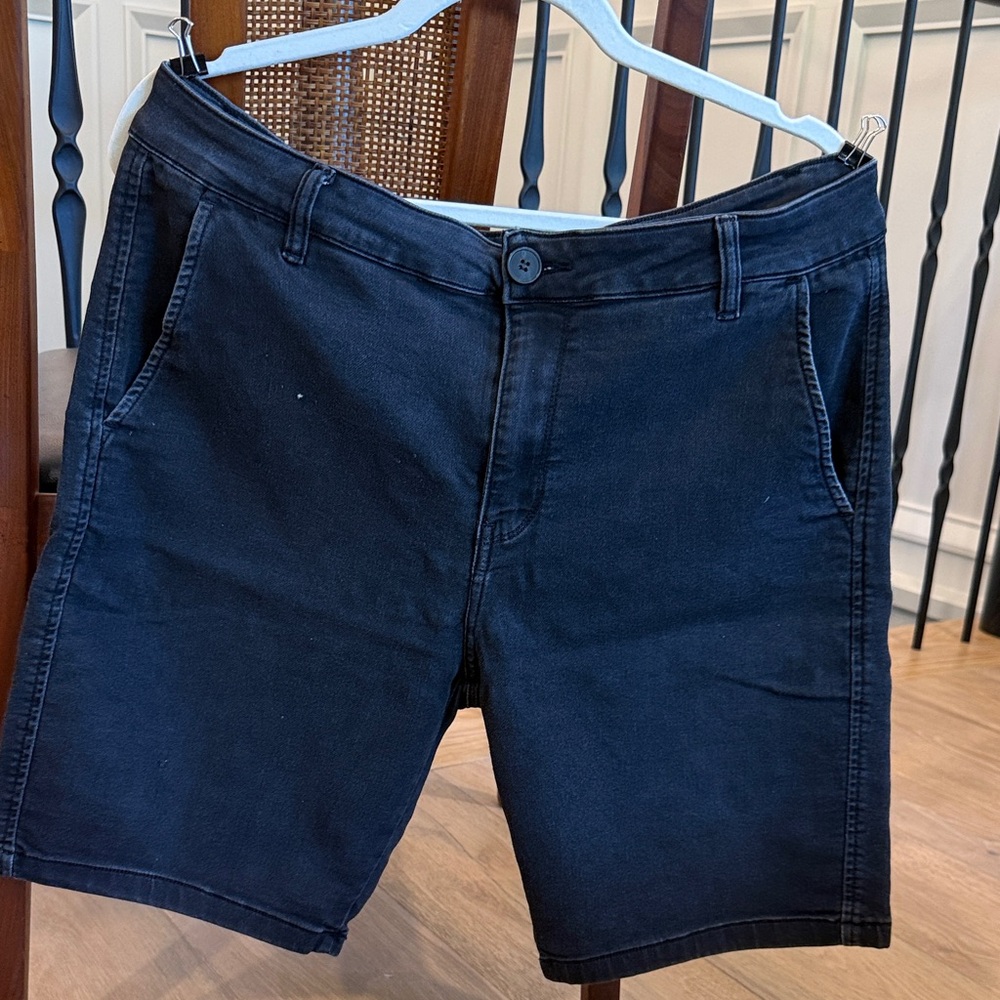 Ezekiel Black Men's Flat Front Shorts